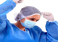 सर्जिकल उपयोग बाँझ डिस्पोजेबल चिकित्सा मास्क पट्टियाँ पर्यावरण के अनुकूल नीले रंग के साथ