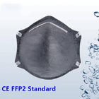 डिस्पोजेबल FFP2 कार्बन फ़िल्टर श्वासयंत्र, 4 प्लाई डिस्पोजेबल धूल मास्क
