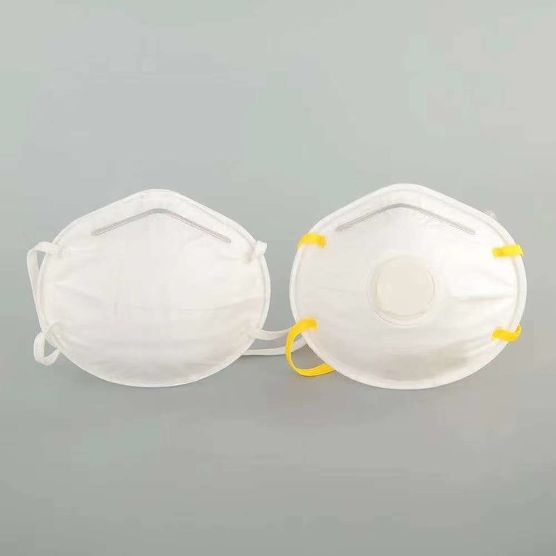 निर्माण / चिकित्सा / वस्त्र के लिए सफेद कप FFP2 मास्क गैर बुना कपड़ा
