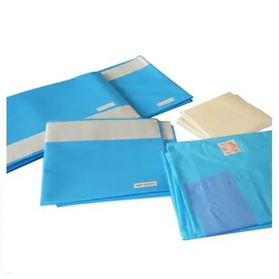 चिकित्सा के लिए हरे रंग में बाँझ ई.ओ. डिस्पोजेबल सर्जिकल पैक